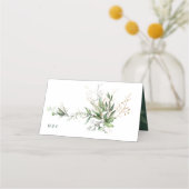 リーピーボタニカルユーカリグリモダンネリーブランチ プレイスカード (裏面)