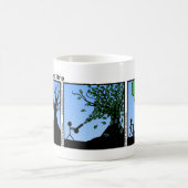 リーフおもしろいブロワースティックマンマグ – 068 コーヒーマグカップ (中央)