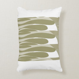 リーフおよびカーブ抽象芸術 アクセントクッション