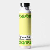 リーフつる植物縁どバイケネス・ヨンチッチ ウォーターボトル (左面)