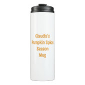 リーフのぞき取り秋葉の水の色をパーソナライズ タンブラー (正面)