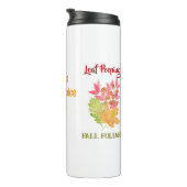 リーフのぞき取り秋葉の水の色をパーソナライズ タンブラー (回転右)