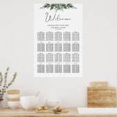 リーフのシーティングチャート ポスター (キッチン)