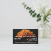 リーフのラッキングとクリーンアップ 名刺 (スタンド正面)