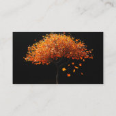 リーフのラッキングとクリーンアップ 名刺 (裏面)