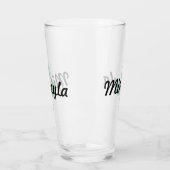 リーフのロゴ（名前あり） タンブラーグラス (左)