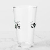 リーフのロゴ（名前あり） タンブラーグラス (右)