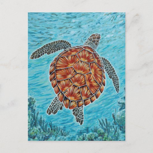 リーフの向こうに ポストカード (正面)