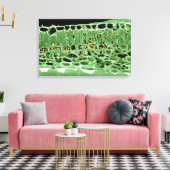 リーフの断面 キャンバスプリント (インサイチュ (リビング))