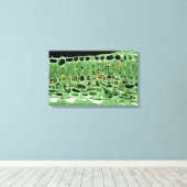 リーフの断面 キャンバスプリント (インサイチュ (ウッドフロア))