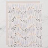 リーフの旋回パターン： (正面/裏面)