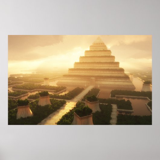 リーフの神殿（調整済み） ポスター (正面)