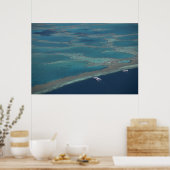 リーフの近くのダイビングプラットフォ素晴らしーム ポスター (キッチン)