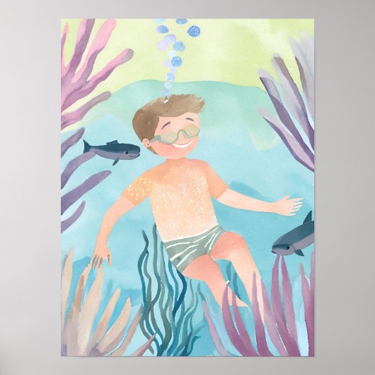 リーフを楽しむ ポスター (正面)