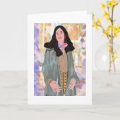 リーファッショニスタマリークリエイティブデザイン カード (黄色い花)