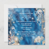 リーフアイランドミズクラゲ水彩海 招待状 (裏面)