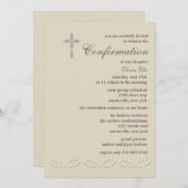 リーフアクセントの確認招待状 招待状 (正面/裏面)