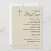 リーフアクセントバプテスマ招待状 招待状 (正面)