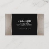 リーフアクセント/プロフェッショナル 名刺 (裏面)