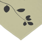 リーフィつる植物デザインテーブルランナー ショートテーブルランナー (コーナー)