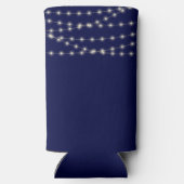 リーフィイニシャル結婚の婚約パーティ スリム缶クーラー (裏面)