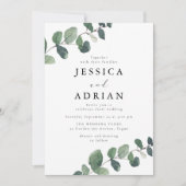 リーフィグリーンエレガンス結婚ズ 招待状 (正面)