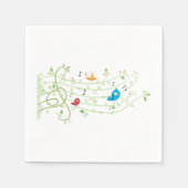 リーフィスタッフライン紙ナプキンス スタンダードカクテルナプキン (正面)