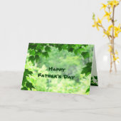 リーフィファーザーズ・デイ カード (黄色い花)