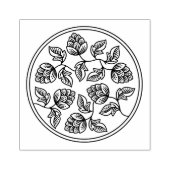 リーフィホップフローラインサークル ラバースタンプ (インプリント)