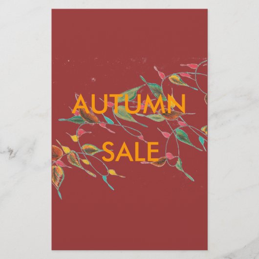 リーフィーつる植物秋販売チラシ チラシ (正面)