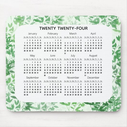 リーフィーデザイン2024マウスパッド マウスパッド (正面)