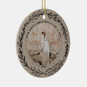 リーフィーリース氏ファースト・クリスマス結婚した夫人 セラミックオーナメント (右)