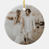 リーフィーリース氏ファースト・クリスマス結婚した夫人 セラミックオーナメント (裏面)