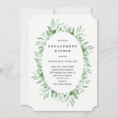 リーフィー婚約ディナー招待状 招待状 (正面)