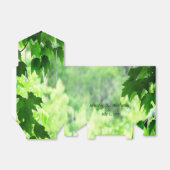 リーフィー結婚式の引き出物ボックス フェイバーボックス (折り畳みなし)