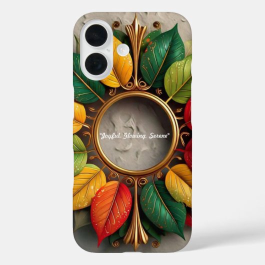 "リーフィー黄金の光り" Case-Mate iPhoneケース (裏面)