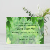 リーフィ結婚ーブライダルシャワー 招待状 (スタンド正面)