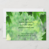 リーフィ結婚ーブライダルシャワー 招待状 (裏面)