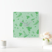 リーフィ スクエア壁時計 (ホーム)