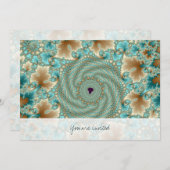 リーフィ・ホワール・フラクタル 招待状 (正面/裏面)