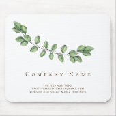 リーフエレガントビジネス名マウスパッド マウスパッド (正面)