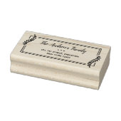 リーフエレガントフレームファミリ ラバースタンプ (スタンプ)