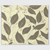 リーフエレガントラグジュアリーラッピング紙 ラッピングペーパー (フラット)