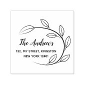 リーフエレガントリースファミリー セルフインキングスタンプ (デザイン)