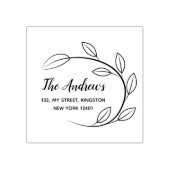 リーフエレガントリースファミリー ラバースタンプ (インプリント)