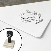 リーフエレガントリースファミリー ラバースタンプ