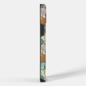 リーフカラフルパターン iPhoneケース (右側面)
