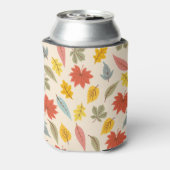 リーフカラフル秋パターン 缶クーラー (缶裏面)