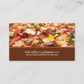 リーフクリアリングの削除 名刺 (裏面)