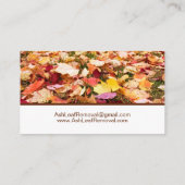 リーフクリアリングの削除 名刺 (裏面)